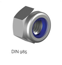 DIN985 Lock Nut   HS7-N2004 